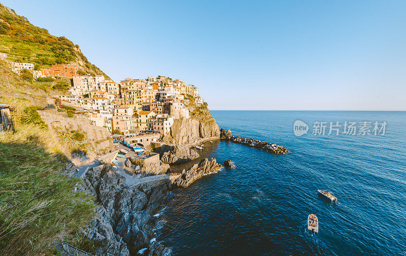 Famaus 旅行 Manarola 在暮光之城意大利拉斯佩齐亚五渔村（五渔村-联合国教科文组织世界遗产）